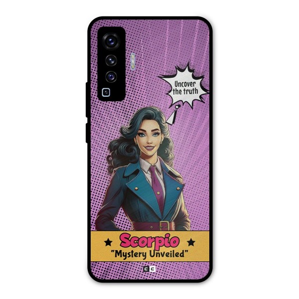Scorpio Mystery Metal Back Case for Vivo X50