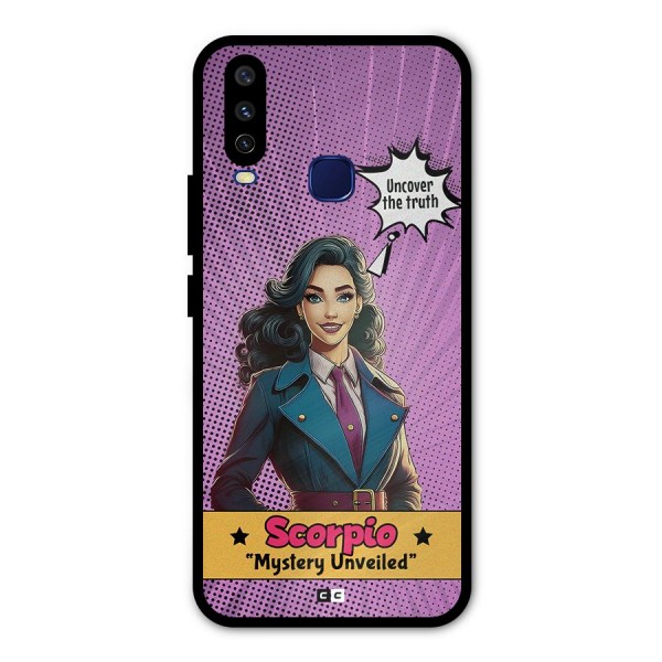 Scorpio Mystery Metal Back Case for Vivo Y12
