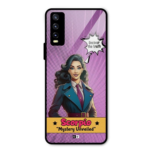 Scorpio Mystery Metal Back Case for Vivo Y20t