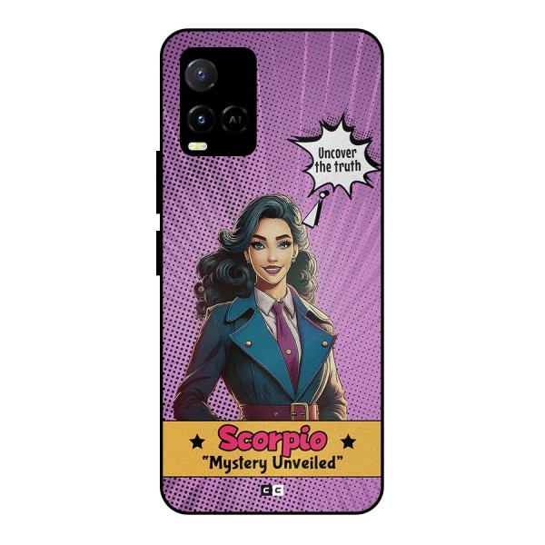 Scorpio Mystery Metal Back Case for Vivo Y21T
