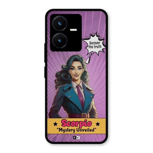 Scorpio Mystery Metal Back Case for Vivo Y22
