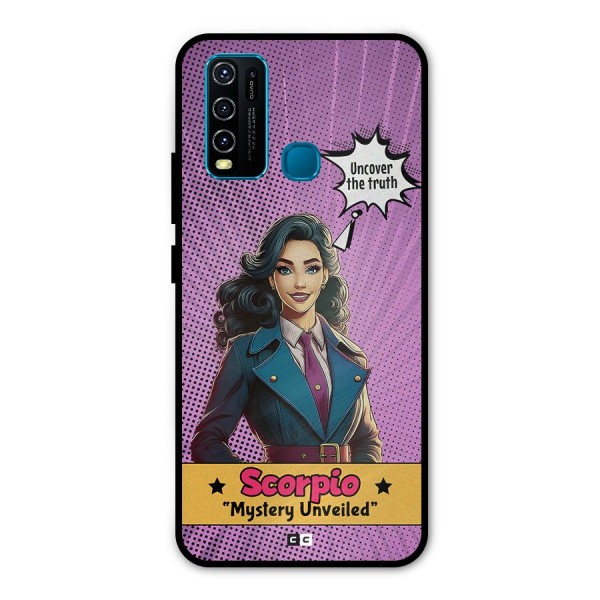 Scorpio Mystery Metal Back Case for Vivo Y50