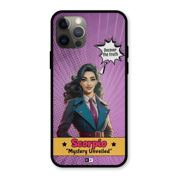 Scorpio Mystery Metal Back Case for iPhone 12 Pro