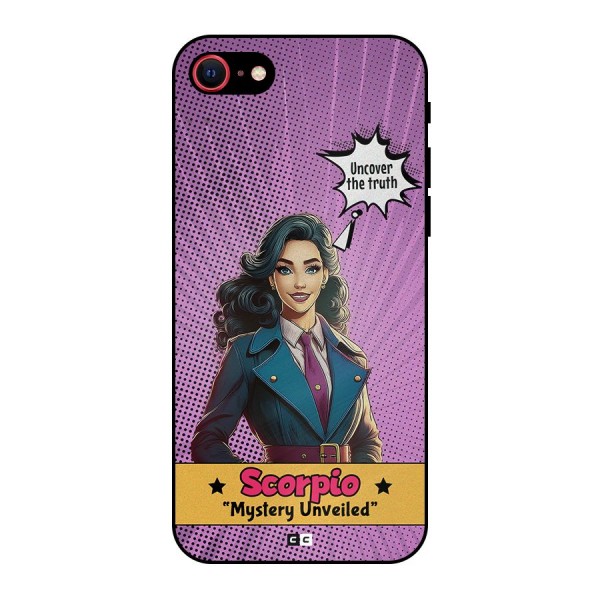 Scorpio Mystery Metal Back Case for iPhone SE 2022