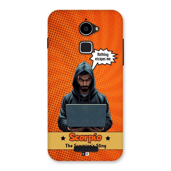 Scorpio Warning Back Case for Coolpad Note 3 Lite
