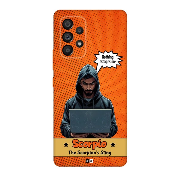 Scorpio Warning Back Case for Galaxy A53 5G
