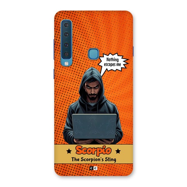 Scorpio Warning Back Case for Galaxy A9 (2018)