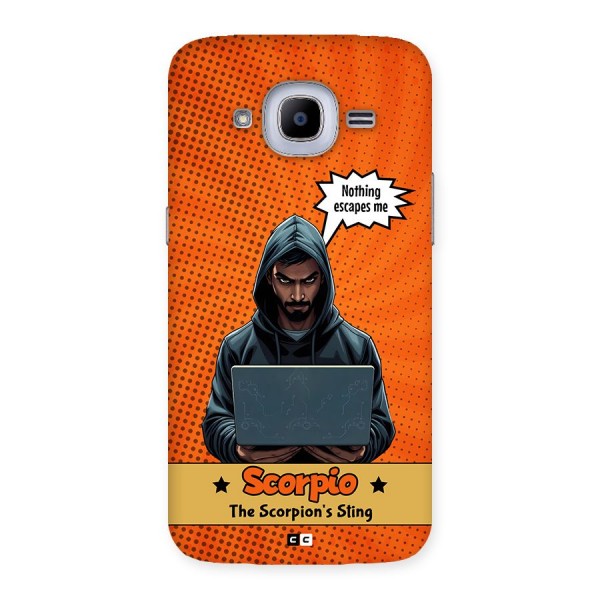 Scorpio Warning Back Case for Galaxy J2 2016