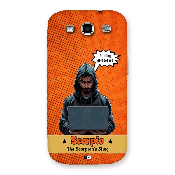 Scorpio Warning Back Case for Galaxy S3 Neo