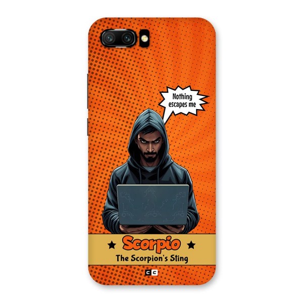 Scorpio Warning Back Case for Honor 10