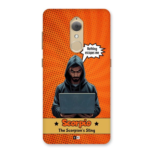 Scorpio Warning Back Case for Lenovo K8