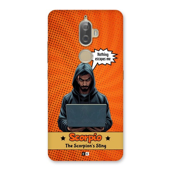 Scorpio Warning Back Case for Lenovo K8 Plus