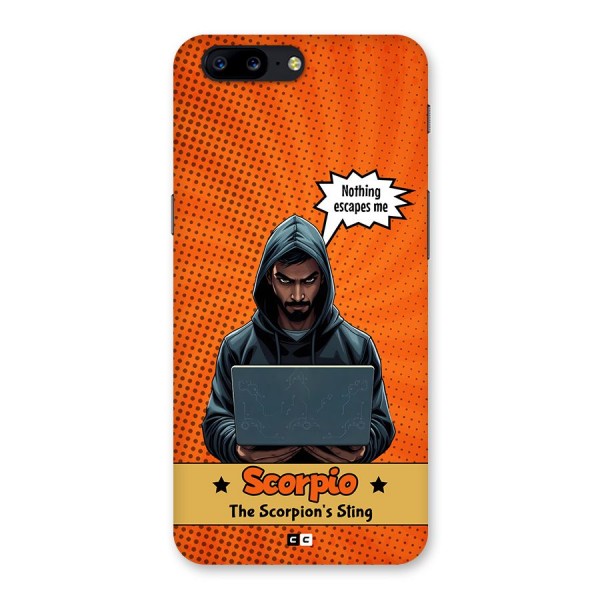 Scorpio Warning Back Case for OnePlus 5