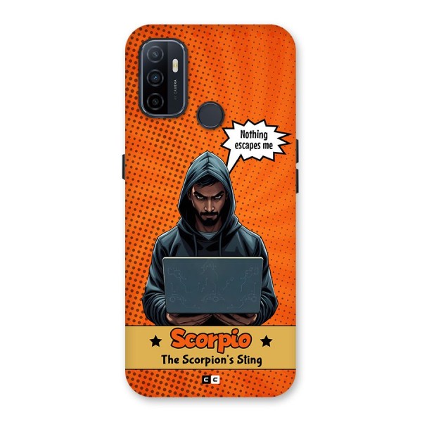Scorpio Warning Back Case for Oppo A33 (2020)