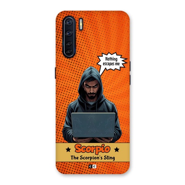 Scorpio Warning Back Case for Oppo F15