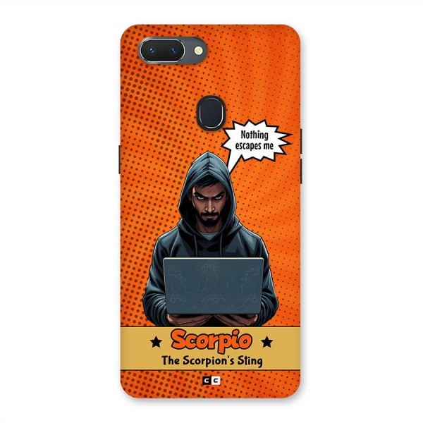 Scorpio Warning Back Case for Realme 2