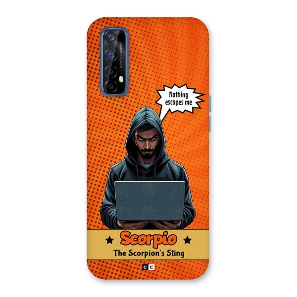 Scorpio Warning Back Case for Realme Narzo 20 Pro