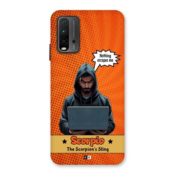 Scorpio Warning Back Case for Redmi 9 Power