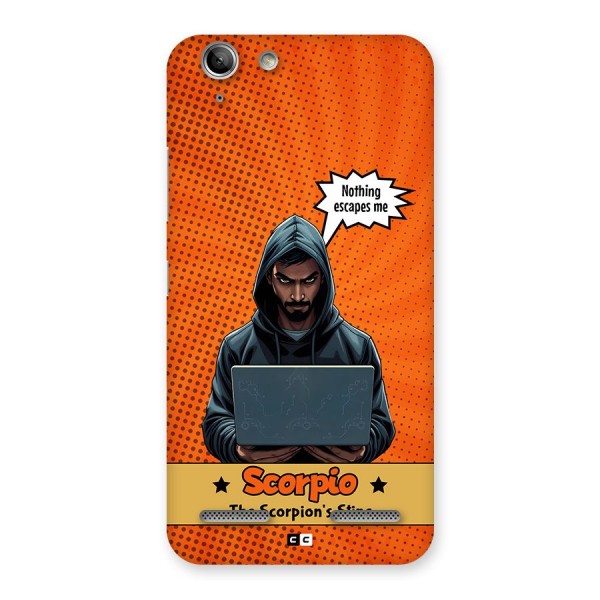 Scorpio Warning Back Case for Vibe K5