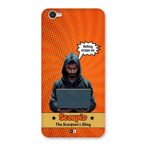 Scorpio Warning Back Case for Vivo Y55