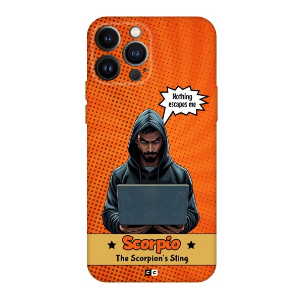 Scorpio Warning Back Case for iPhone 13 Pro Max