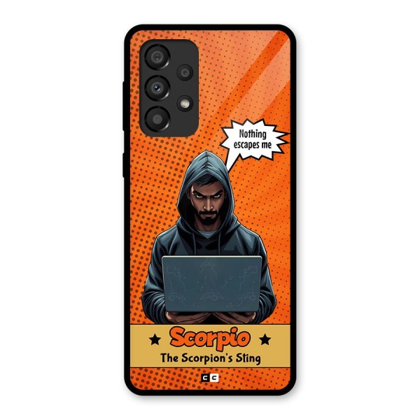 Scorpio Warning Glass Back Case for Galaxy A33 5G