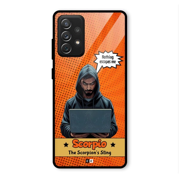 Scorpio Warning Glass Back Case for Galaxy A72