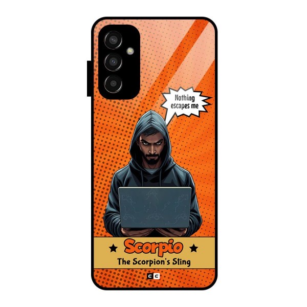 Scorpio Warning Glass Back Case for Galaxy F13