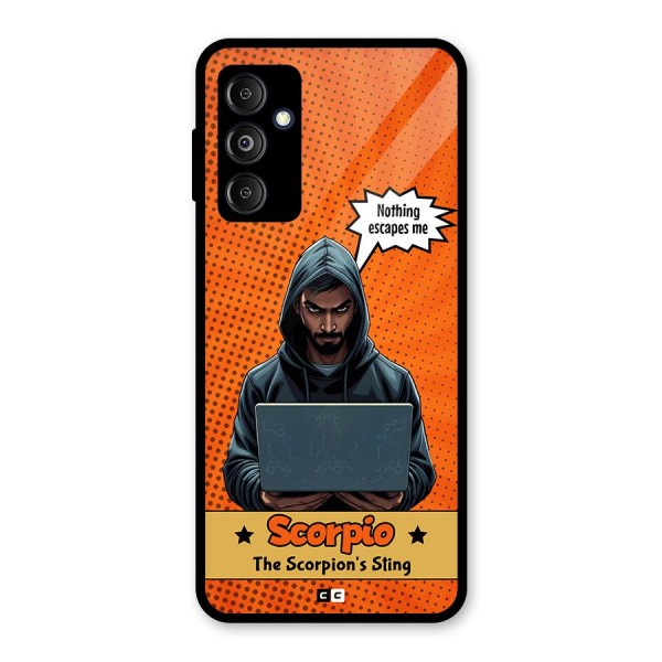 Scorpio Warning Glass Back Case for Galaxy M14 5G