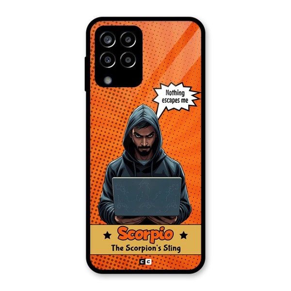 Scorpio Warning Glass Back Case for Galaxy M33