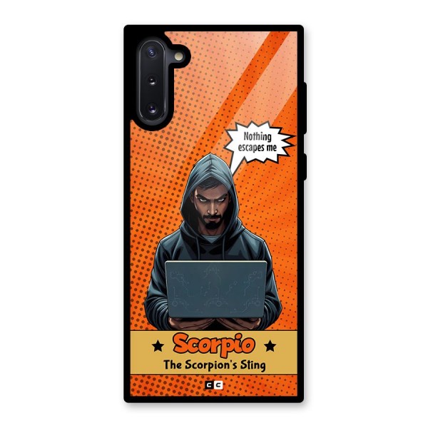 Scorpio Warning Glass Back Case for Galaxy Note 10