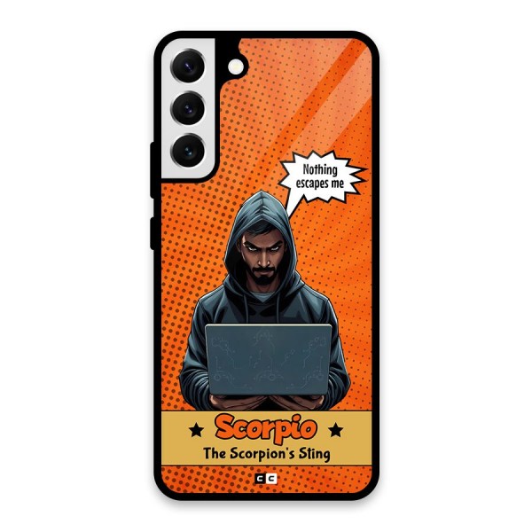 Scorpio Warning Glass Back Case for Galaxy S22 Plus 5G