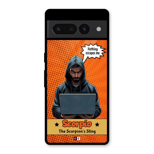Scorpio Warning Glass Back Case for Google Pixel 7 Pro