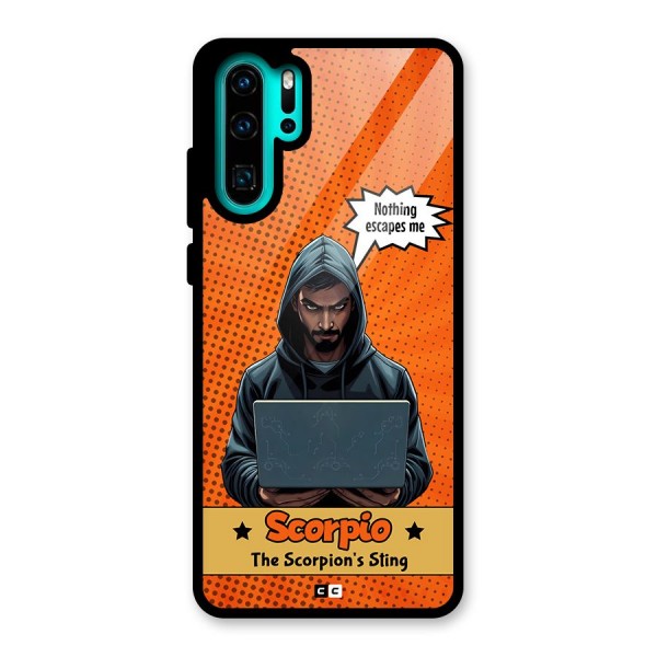 Scorpio Warning Glass Back Case for Huawei P30 Pro