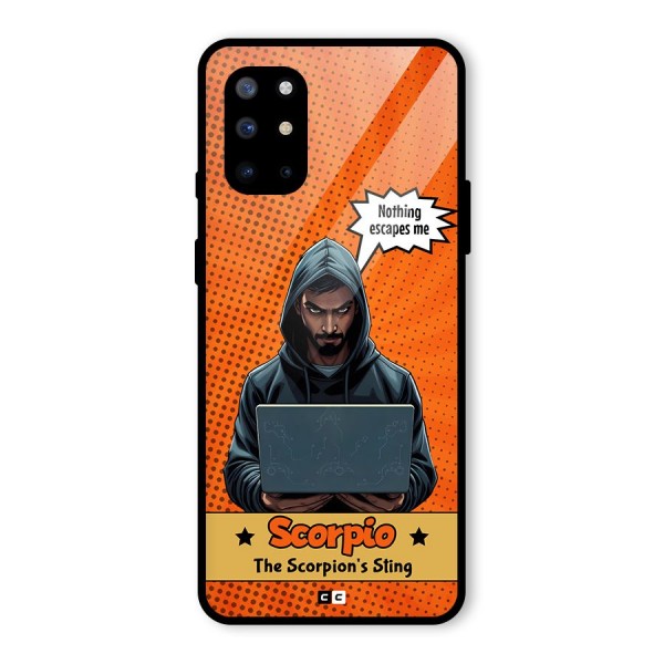 Scorpio Warning Glass Back Case for OnePlus 8T