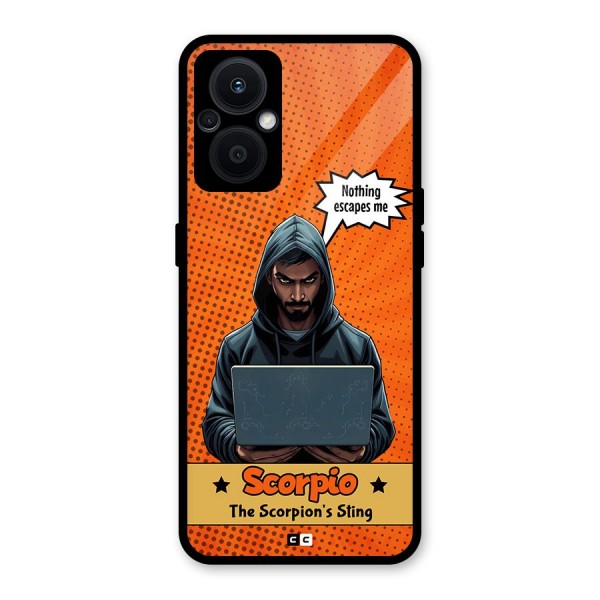 Scorpio Warning Glass Back Case for Oppo F21s Pro 5G