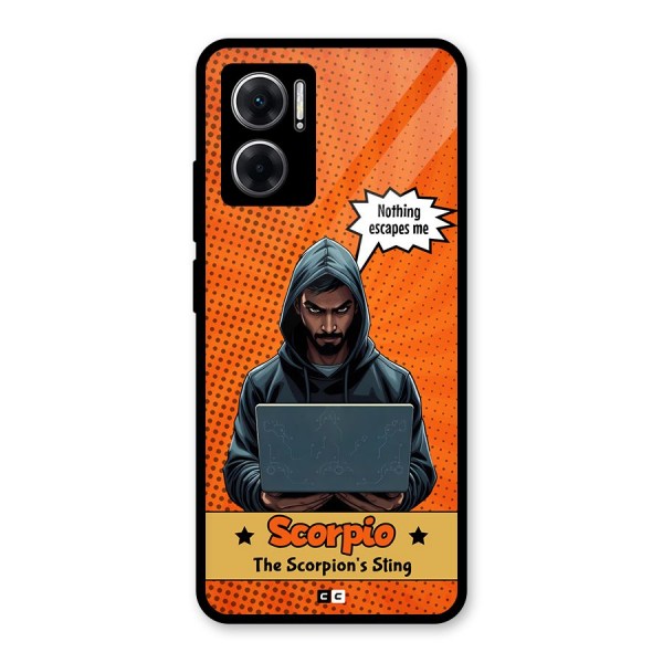 Scorpio Warning Glass Back Case for Redmi 11 Prime 5G