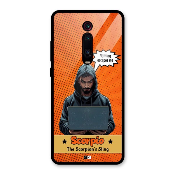 Scorpio Warning Glass Back Case for Redmi K20 Pro