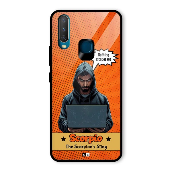Scorpio Warning Glass Back Case for Vivo Y17