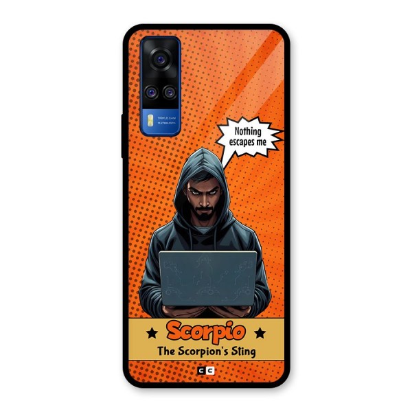 Scorpio Warning Glass Back Case for Vivo Y31