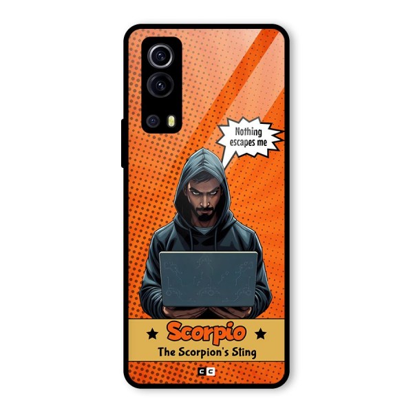Scorpio Warning Glass Back Case for Vivo iQOO Z3