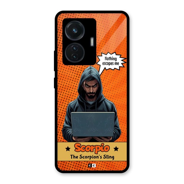 Scorpio Warning Glass Back Case for iQOO Z6 44W