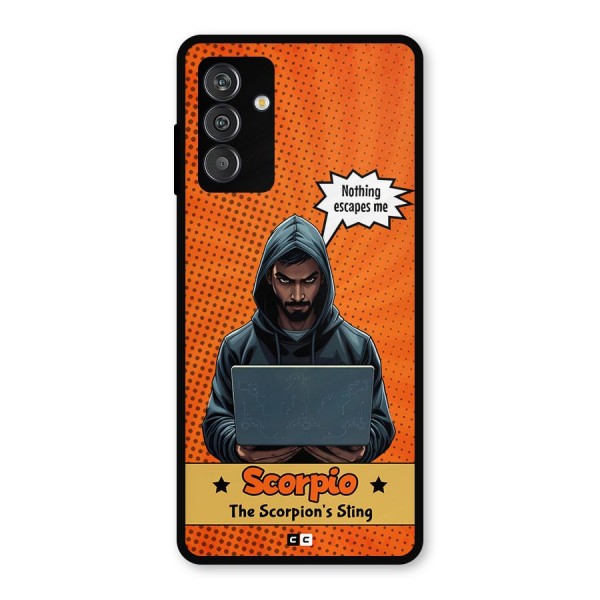 Scorpio Warning Metal Back Case for Galaxy M14 5G