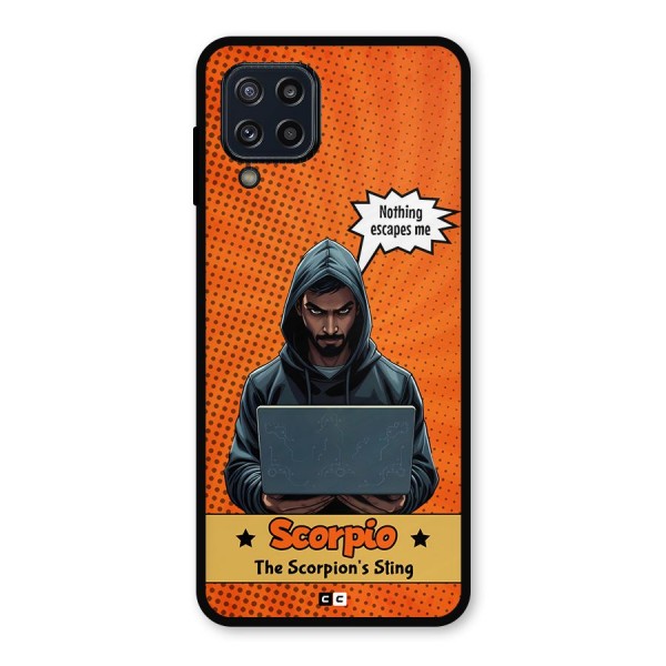 Scorpio Warning Metal Back Case for Galaxy M32
