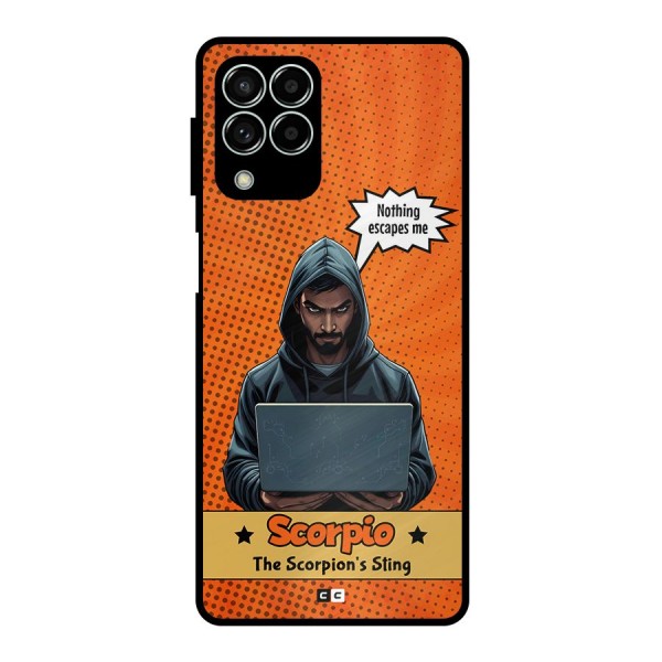 Scorpio Warning Metal Back Case for Galaxy M33