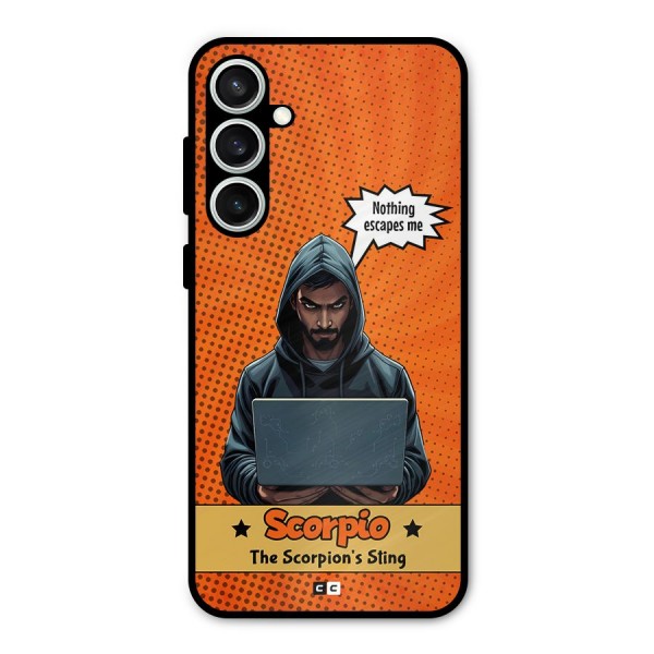 Scorpio Warning Metal Back Case for Galaxy S23 FE