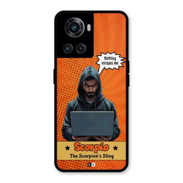 Scorpio Warning Metal Back Case for OnePlus 10R
