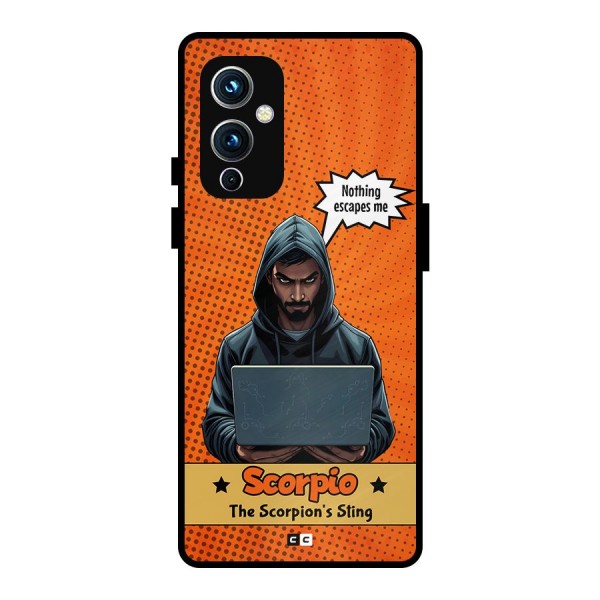 Scorpio Warning Metal Back Case for OnePlus 9