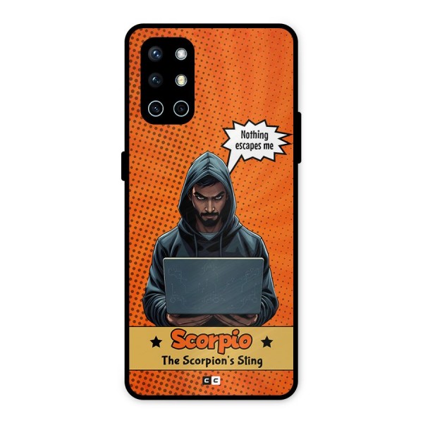 Scorpio Warning Metal Back Case for OnePlus 9R