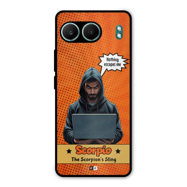 Scorpio Warning Metal Back Case for OnePlus Nord 4
